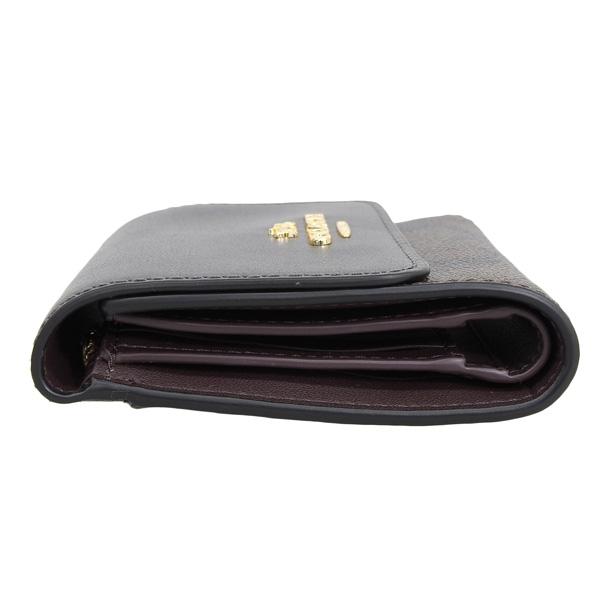 【新品未使用】COACH 三つ折り財布 ブラウン COACH コーチ 財布 レディース 三つ折り 折財布 アウトレット