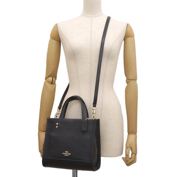 COACH デンプシー トートバッグ ショルダーバッグ レザー ブラック コーチ COACH DEMPSEY TOTE 22 デンプシー トート ショルダー