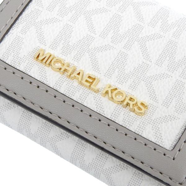 〈正規品・新品〉MICHAEL KORS 三つ折り財布 ホワイト マイケルコース MICHAEL KORS 財布 （ホワイト） -waja bazar - 海外