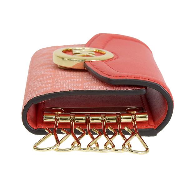 MICHAEL KORS キーケース ピンク/ベージュ　6連 マイケルコース MICHAEL KORS 6連キーケース （ピンク系
