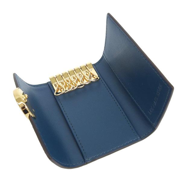 MICHAEL KORS マイケルコース キーケース 6連 鍵入れ ブルー MICHAEL KORS マイケルコース キーケース 6連 鍵入れ ブルー