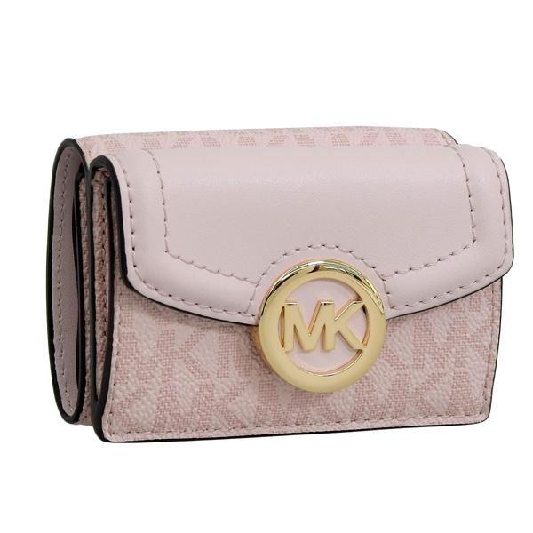 コンパクトな折り財布✨ 新品 MICHAEL KORS 折り財布 ライトピンク MICHAEL KORS（マイケルコース） 財布 折財布 ミニ コンパクト 財布