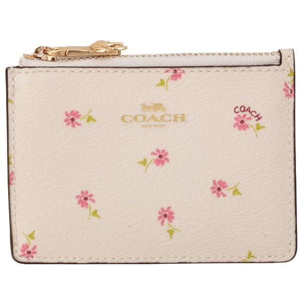 COACH（コーチ） パスケース 定期入れ ID スキニー 花柄 リボン f30019