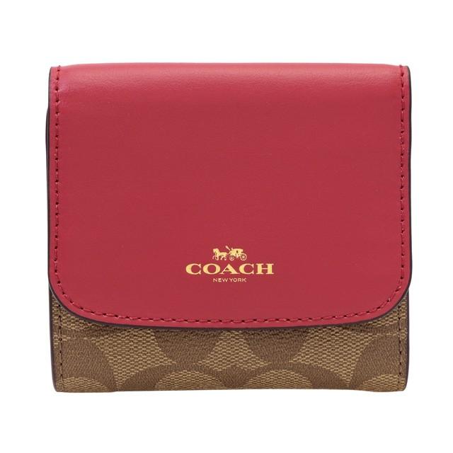 コーチ COACH 財布 二つ折り Wホック シグネチャー f53837imdcd