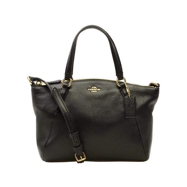 コーチ バッグ COACH ショルダーバッグ 2way ミニショルダー ブラック レザー f57563imblk｜riverall｜06