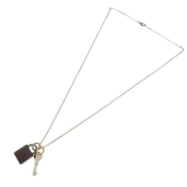 【数量限定セール】エルメス アクセサリー レディース ネックレス ゴールド ブラウン H057027FD HERMESの画像