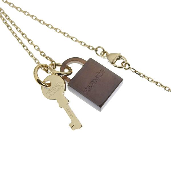 【数量限定セール】エルメス アクセサリー レディース ネックレス ゴールド ブラウン H057027FD HERMESの画像