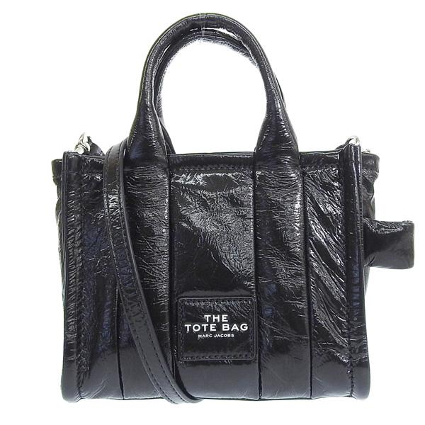極美品 マークジェイコブス ハンドバッグ 2way キルティング がま口 黒 MARC JACOBS マークジェイコブス ショルダーバッグ 2S3HSH016H03