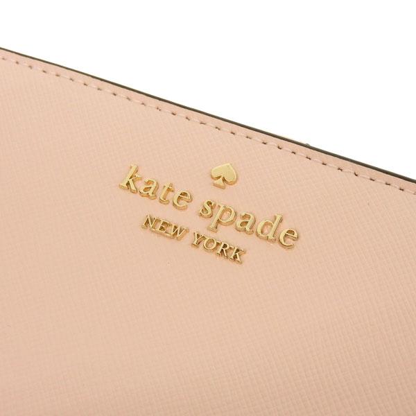 ケイトスペード 財布 レディース 二つ折り財布 アウトレット レザー ピンク medium compact bifold wallet KC580-650 KATE SPADE｜riverall｜06