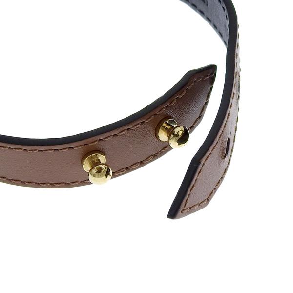 Louis Vuitton(ルイヴィトン)レザーブレスレット LOUIS VUITTON ルイヴィトン ブレスレット レザー 箱付き