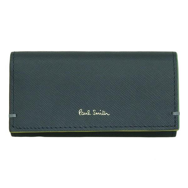 ポールスミス キーケース 4連ネイビー Paul Smith □新品□未使用□ ポールスミス レザー 4連 キー