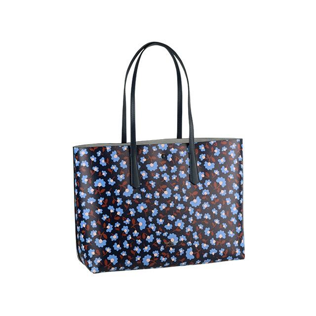 kate spade 花柄トートバッグ スペード フラワー ジャカード ストライプ マンハッタン