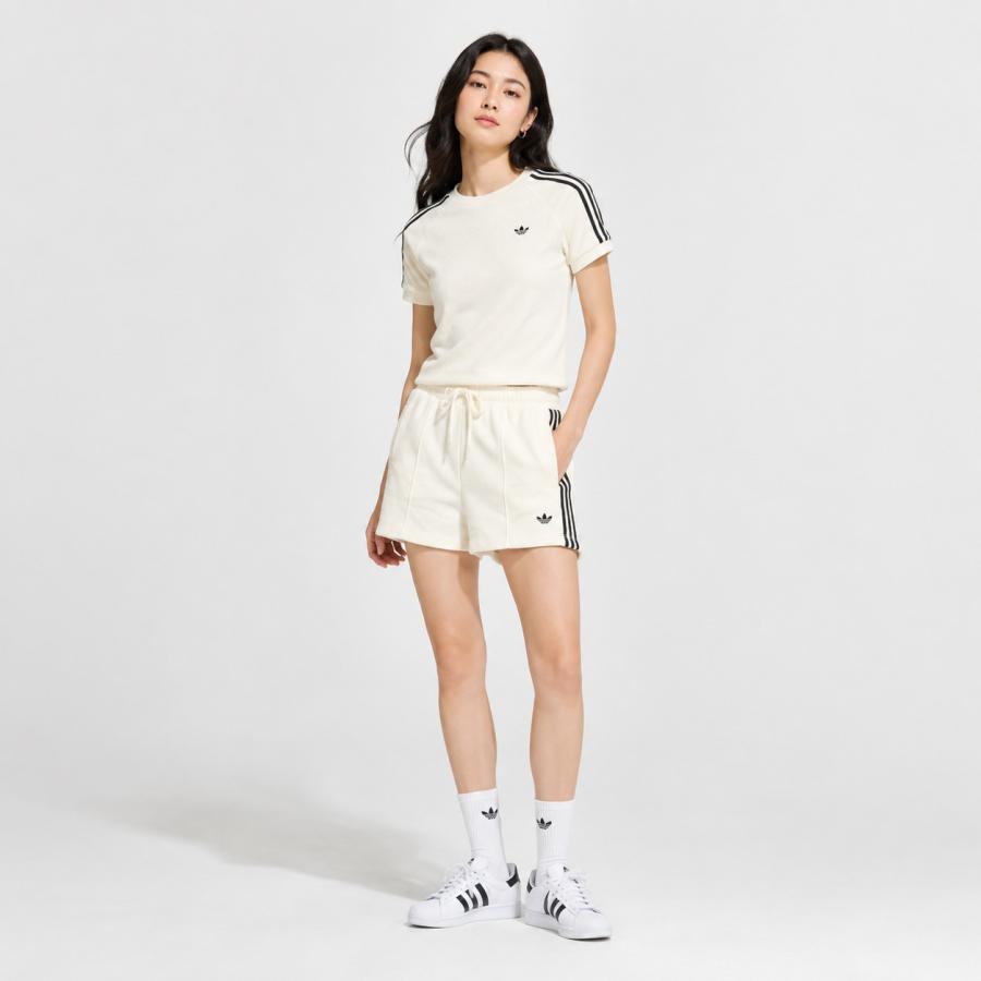 アディダス オリジナルス レディース テリー タオル セットアップ 半袖 Tシャツ ショートパンツ TT CALI TEE TT SHORTS KD1411-1397 adidas Originals | adidas | 01