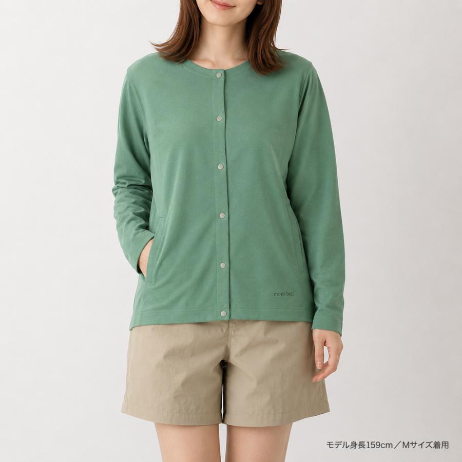 モンベル カーディガン レディース ウイックロン 薄手 UVカット オールシーズン Wickron Cardigan 1114463 mont-bell | mont-bell | 11