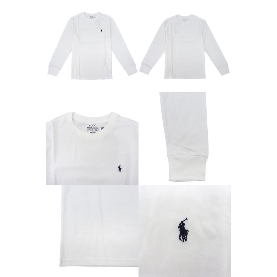美品✨ ポロ ラルフローレン polo 長袖 ポロシャツ ロンT ホワイト POLO RALPH LAUREN（ポロ・ラルフローレン） 特価 ポロ ラルフローレン