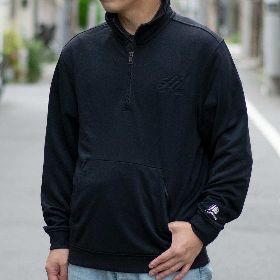New Balance ニューバランス スウェット ハーフジップ メンズ