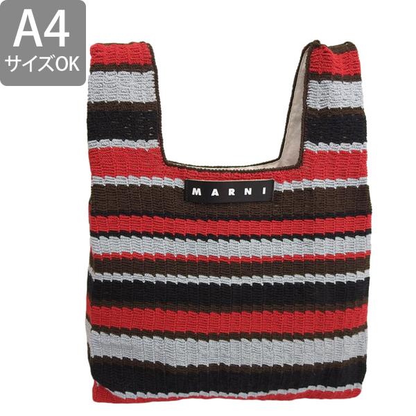「美品✨」MARNI オレンジ &レッド、トートバッグ MARNI マルニ バッグ レディース トートバッグ アウトレット
