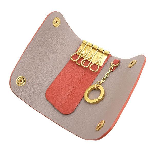 IL BISONTE（イルビゾンテ） キーケース 4連 鍵入れ レザー レッド