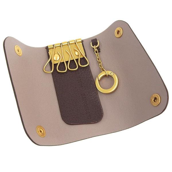 IL BISONTE（イルビゾンテ） キーケース 鍵入れ ダークブラウン メンズ