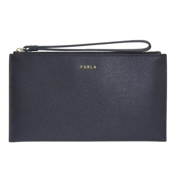 フルラ ポーチ 小物入れ レディース ミニクラッチ アウトレット レザー ブラック CLASSIC XL ENVELOPE WE00256BX0306O6000 FURLA | FURLA | 01