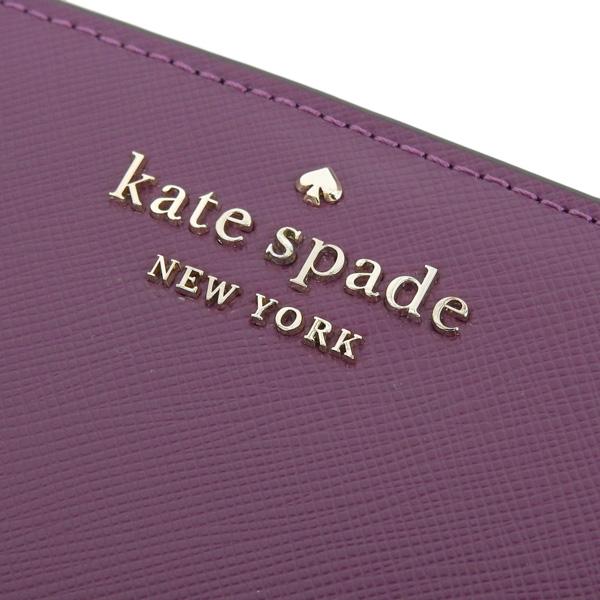 ケイトスペード カードケース カード入れ 小銭入れ レディース アウトレット パープル STACI WLR00145-500 KATE SPADE｜riverall｜06