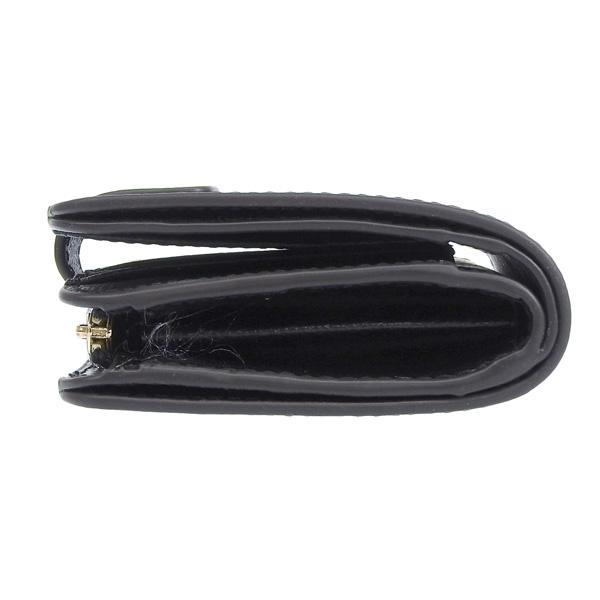 未使用級　FURLA フルラ 二つ折り財布 ブラック FURLA（フルラ） 財布 レディース 二つ折り 折財布 レザー カメリア