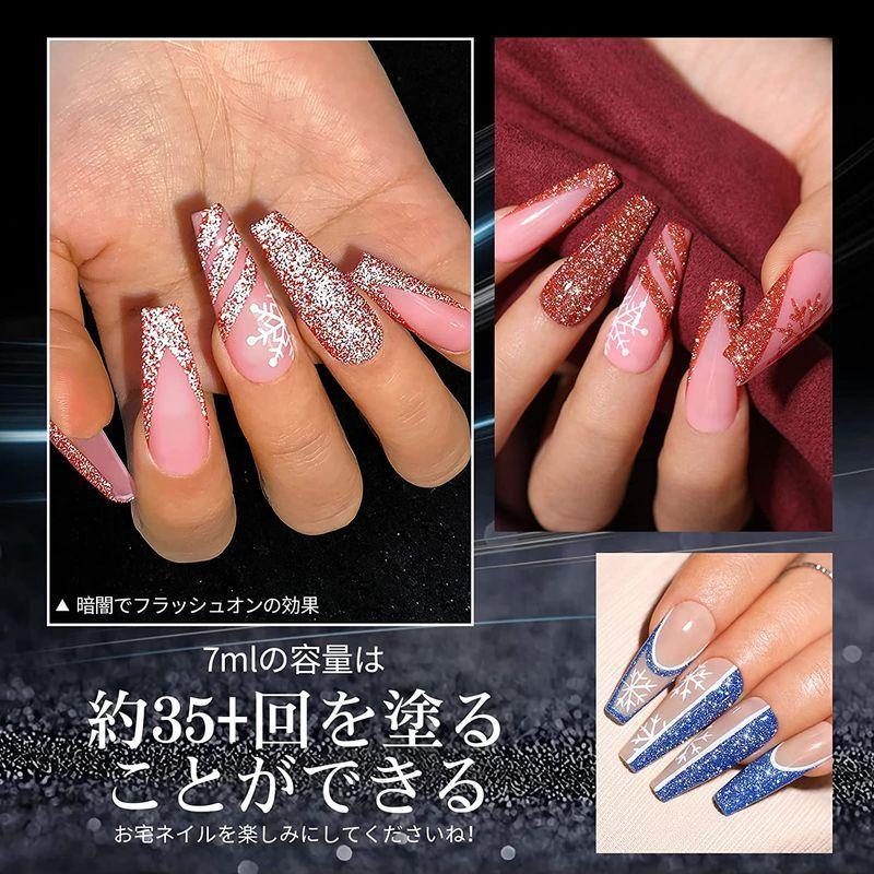 22 新作 ジェルネイル Born Pretty ジェルネイルカラーセット フラッシュネイル カラージェル 春夏ネイル シルバー 紫 ブルー 6色 Uv Led対応 Www Threeriversofs Com