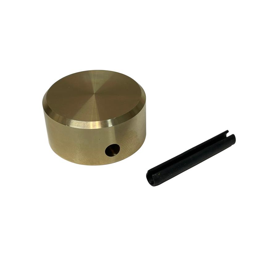 ショート ペグハンマー 専用 真鍮ヘッド 替えヘッド スプリングピン付き 交換用 | 