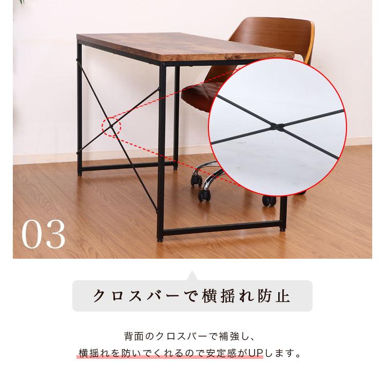 デスク 幅120cm ワークデスク コンパクト シンプル 机 デスクワーク