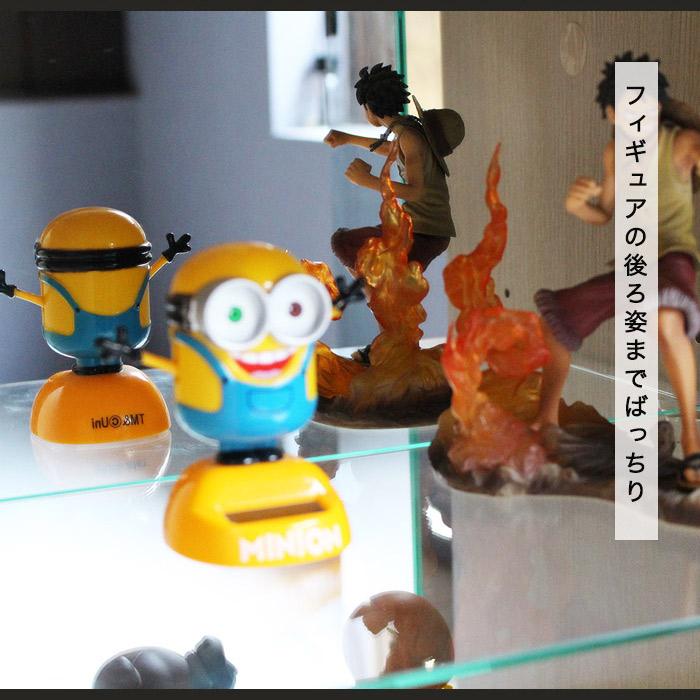 フィギュアケース ガラス コレクションケース 3段 2段 推し活 ぬい活