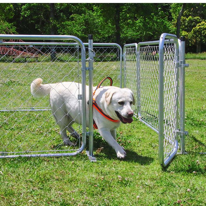 ドッグラン フェンス金網と支柱