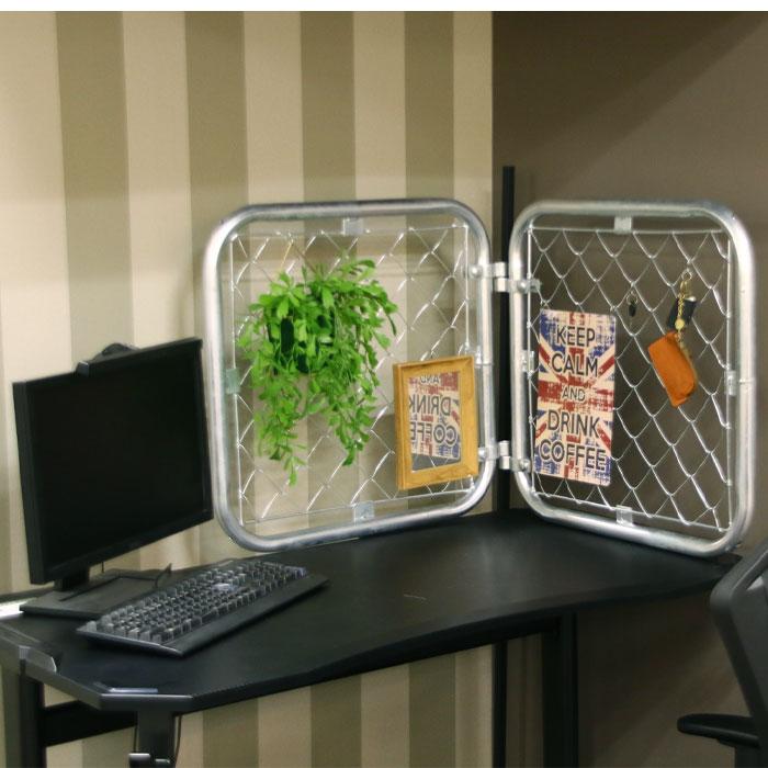 アメリカンフェンス 単品 90×180cm ドッグラン 仕切り 扉 金網