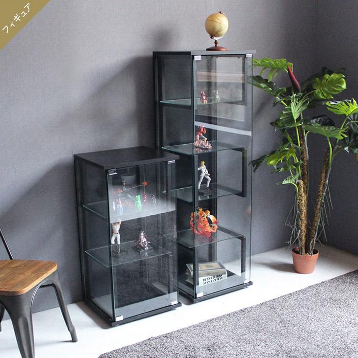 ガラスケース フィギュアケース ガラス コレクションケース 5段 鏡