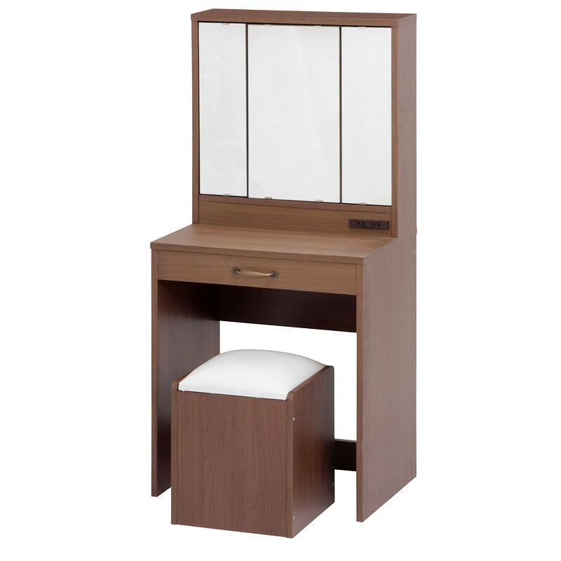 ドレッサー 三面鏡 鏡台 化粧台 デスク スツール 椅子付き 北欧 シンプル おしゃれ コンパクト 人気 アウトレット価格 |  | 01