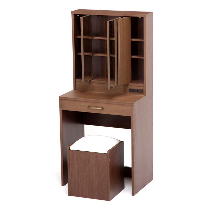 ドレッサー 三面鏡 鏡台 化粧台 デスク スツール 椅子付き 北欧 シンプル おしゃれ コンパクト 人気 アウトレット価格 |  | 02