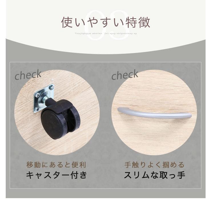 食器棚 ロータイプ キッチンカウンター キッチン収納 キッチンキャビネット キャスター付き 幅115cm 引き出し アンティーク調 ナチュラル おしゃれ wok | イケア | 06