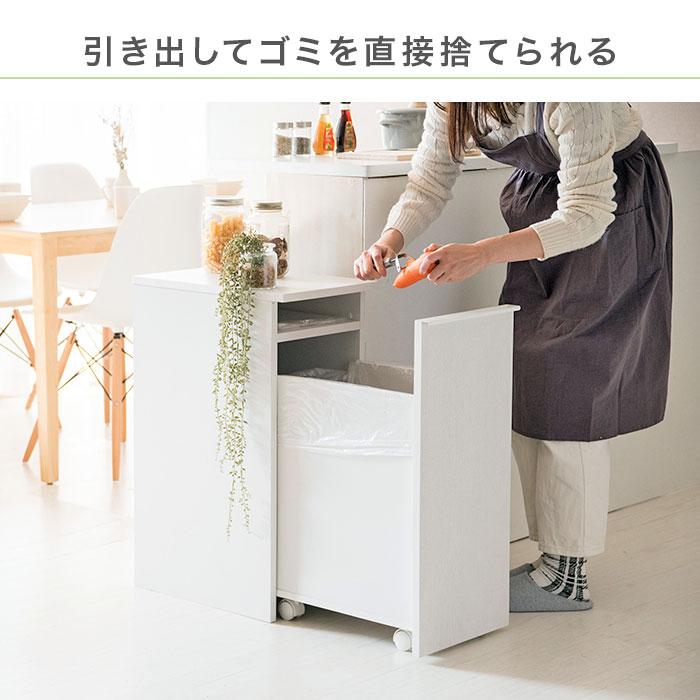 ゴミ箱 45リットル スリム おしゃれ 北欧 45l 袋 見えない ごみ箱 大