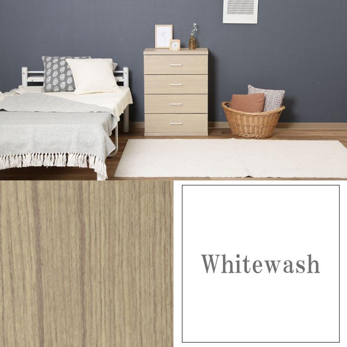 オーク材 4段チェスト リビングチェスト 仏壇チェスト 4段 ホワイトオーク 日本製 ARK 約幅59cm （ 開梱