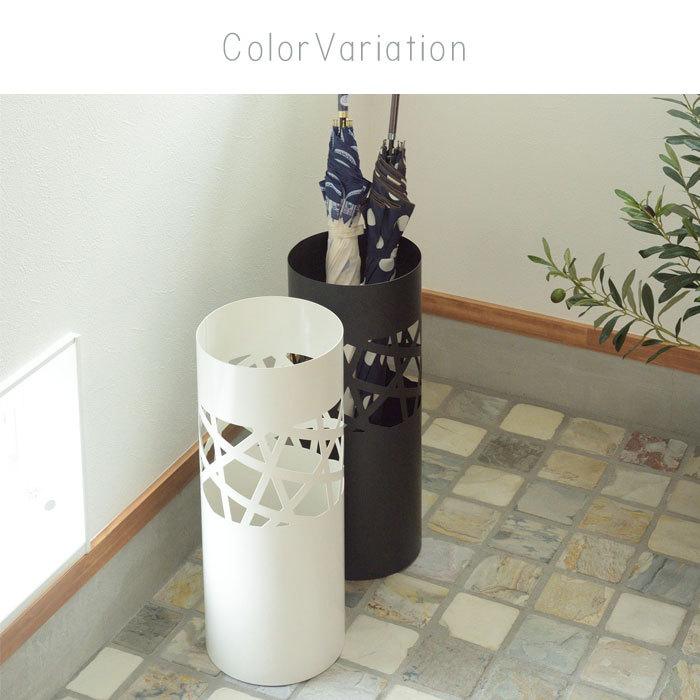 傘立て スリム アンブレラスタンド ラウンド スチール 玄関収納 傘置き 玄関 コンパクト 丸型 トレー付 5本収納 6本収納 完成品 ブラック ホワイト kasa |  | 05