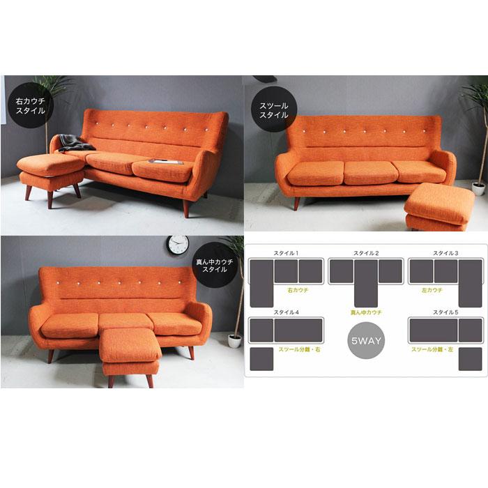 イケア（IKEA） カウチソファー コーナーソファー 3人掛け