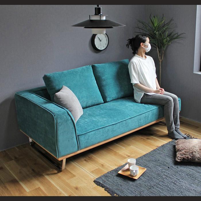 イケア（IKEA） 2人掛けソファー コーデュロイ コーナーソファー 2人 