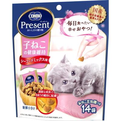 【日本ペット】コンボ　プレゼント　キャット　子ねこの健康維持　４２ｇ（１４袋）ｘ３０個（ケース販売）｜riverside