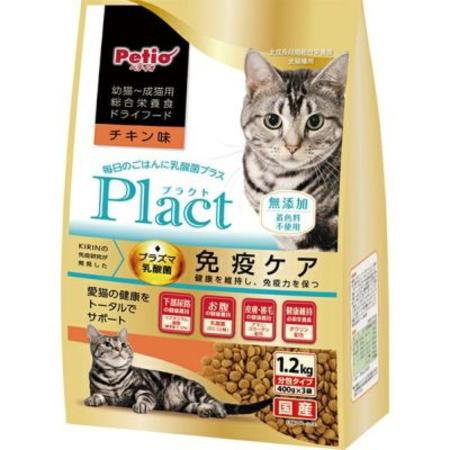ペティオ】プラクト キャット ドライフード 幼猫〜成猫用 チキン味 1
