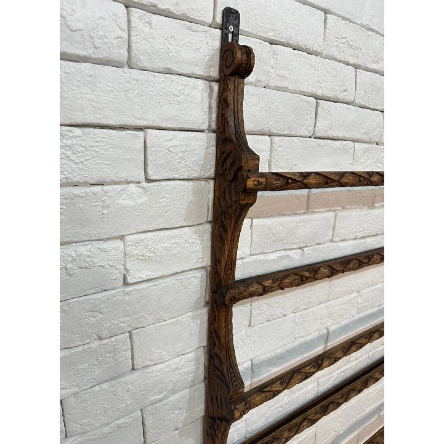 4669 ヨーロッパ買い付け アンティーク 壁掛け棚 飾り棚 ラック