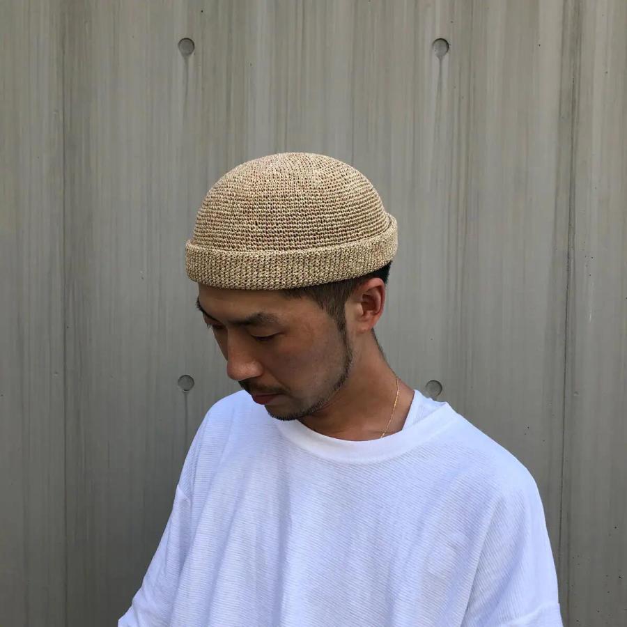 ベーシックエンチ Paper Roll Cap 帽子 キャップ フィッシャーマン ロールキャップ メンズ レディース つば無し ユニーク 春夏 アウトドア ミリタリー 釣り | Basiquenti | 06