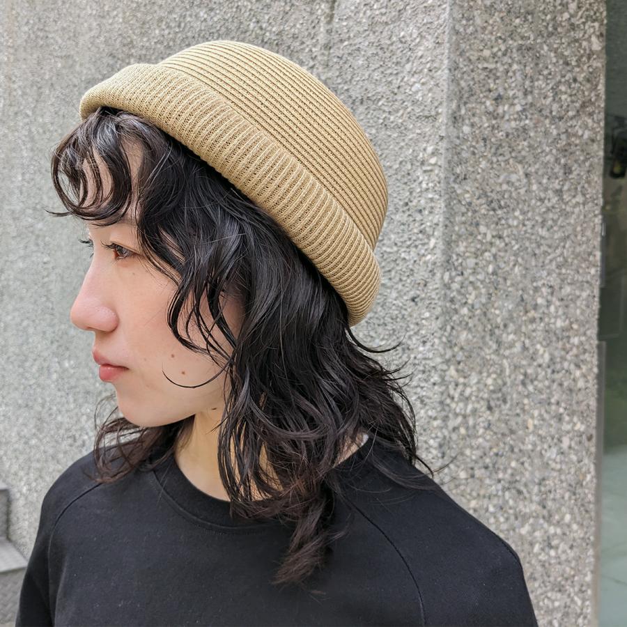 ベーシックエンチ Washable Braid Roll Cap 帽子 洗える 抗菌 消臭 つば無しキャップ ロールワッチ メンズ レディース フリーサイズ サグキャップ セーラー帽 | Basiquenti | 06