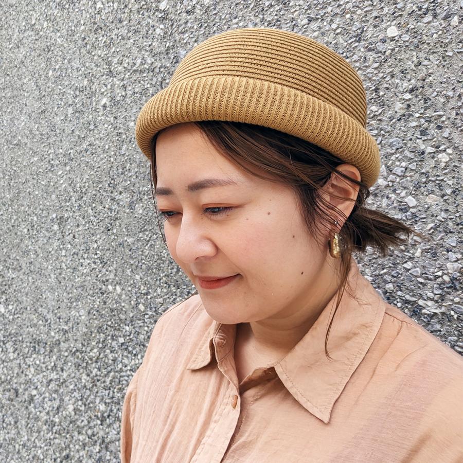ベーシックエンチ Washable Braid Roll Cap 帽子 洗える 抗菌 消臭 つば無しキャップ ロールワッチ メンズ レディース フリーサイズ サグキャップ セーラー帽 | Basiquenti | 07