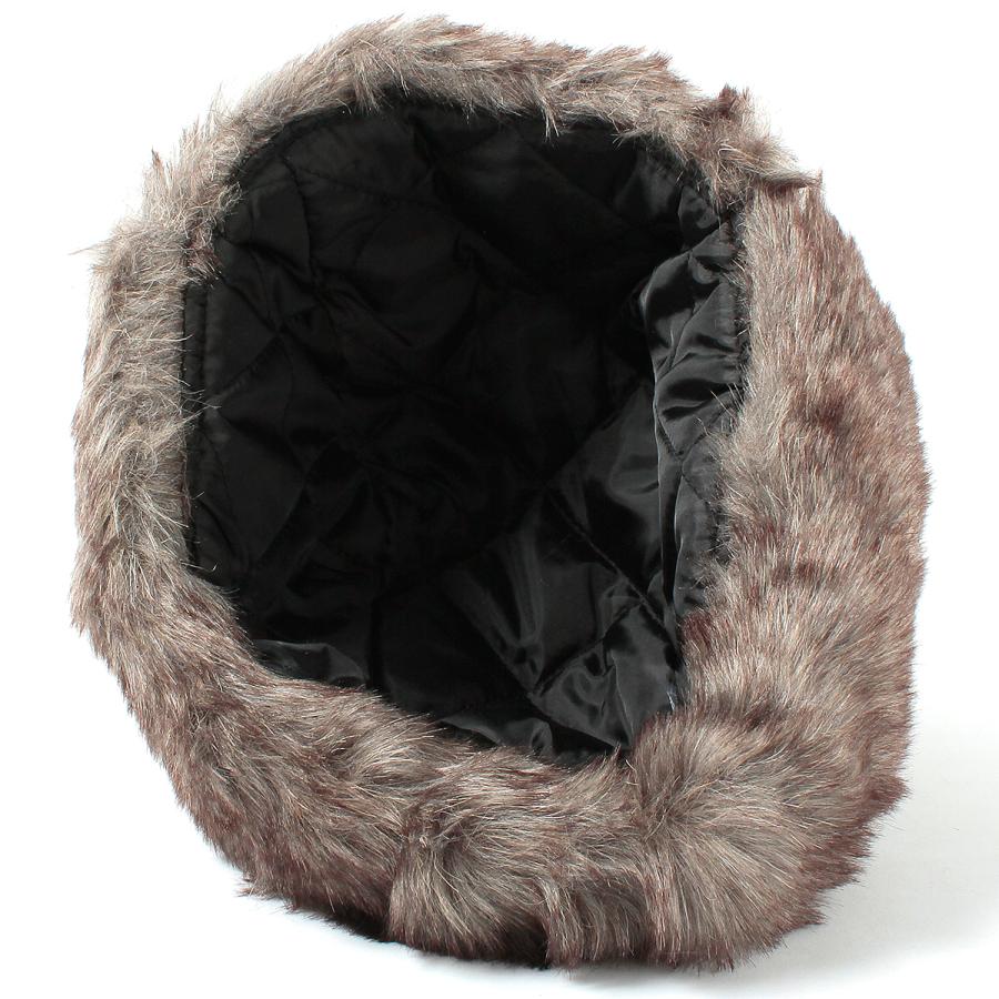 アビエイター 防寒 ファー 耳当て 帽子 メンズ レディース フリーサイズ ムートン フライトキャップ キャンプ ベーシックエンチ Fake Suede Aviator Cap | Basiquenti | 10