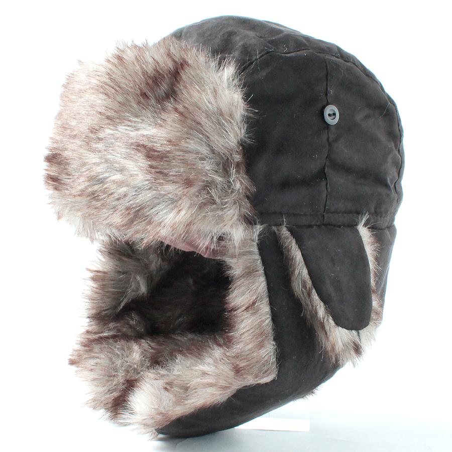 アビエイター 防寒 ファー 耳当て 帽子 メンズ レディース フリーサイズ ムートン フライトキャップ キャンプ ベーシックエンチ Fake Suede Aviator Cap | Basiquenti | 01