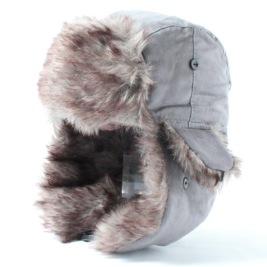アビエイター 防寒 ファー 耳当て 帽子 メンズ レディース フリーサイズ ムートン フライトキャップ キャンプ ベーシックエンチ Fake Suede Aviator Cap | Basiquenti | 03